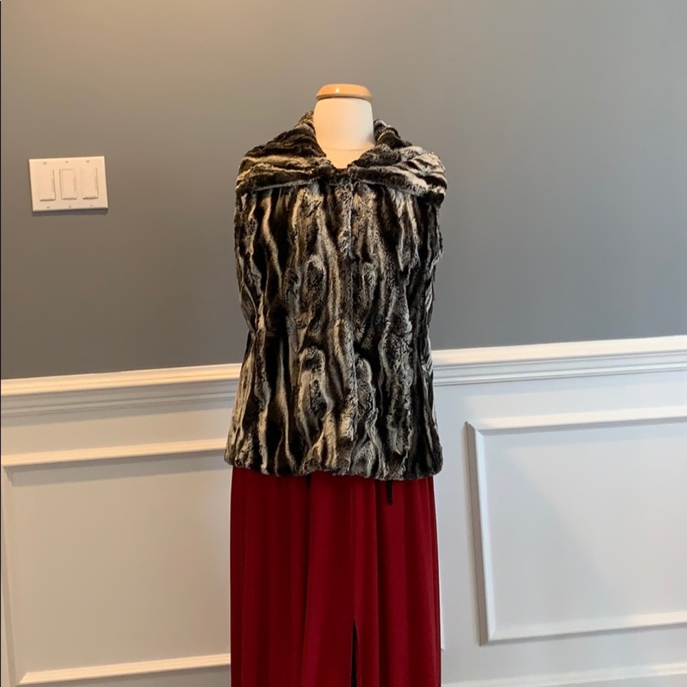 Faux Fur Tahari Vest